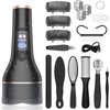 Electric Callus Remover for Feet,Rechargeable Portable Electronic Foot File Pedicure Kits,Professional Waterproof Pedi Feet Care Tools Wet&Dry Foot Scrubber File Perfect for Hard Cracked Dry Dead Skin