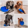 SuperChewy Tough Flying Disc Toy Strong Natural Rubber | Great Dog Fetch Toy | Rubber Disc Toy for Dogs | Ultra Durable Chew Toy for Aggressive Chewers