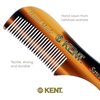 Kent A 81T (2.8") Pocket Comb & Beard Comb for Mustache and Beard - Travel Kit Beard Comb for Grooming/Beard Care - Fine Tooth Comb Mustache Comb Kent Comb for Mustache Kit Beard Grooming Styling Comb