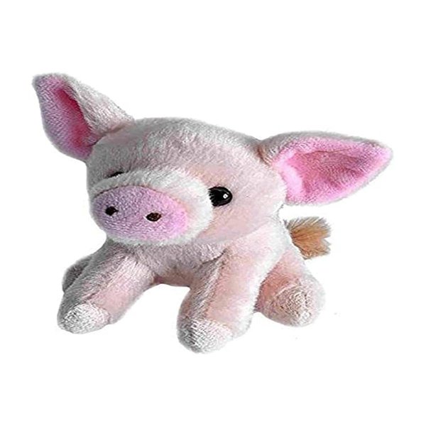 Wild Republic Pocketkins Pig Stuffed Animal, Five Inches, Gift for Kids, Plush Toy, Fill is Spun Recycled Water Bottles