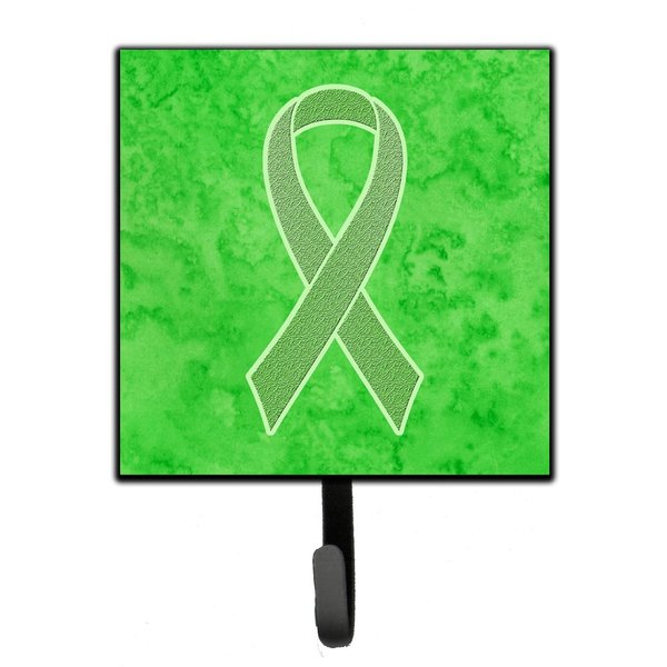 Lime Green Ribbon for Lymphoma Cancer Awareness Leash or Key Holder