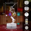 FlyonSea Baseball Light,Baseball Bedside Lamp 7 Colors Change + Remote Control with Timer Night Light Optical Illusion Lamps for Gift Ideas for Boys or Kids