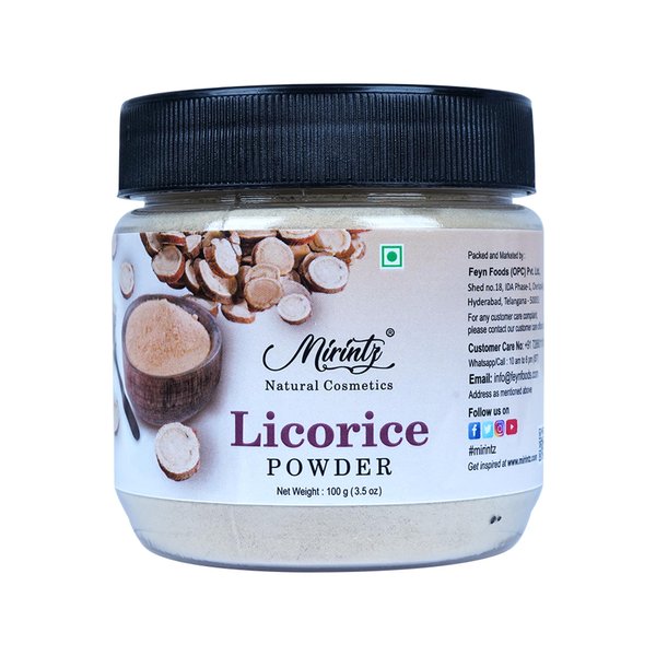 Mirintz Licorice Powder -100g| For Hair and Skin | Pack of 1