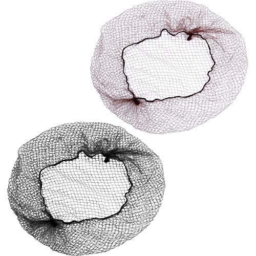 Shappy 200 Pcs Hair Nets for Bun Invisible Edge Mesh Wig Nets, Regular 20 Inch Size with 1/4 Inches Opening