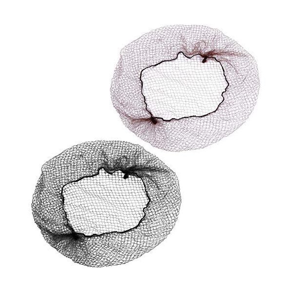 Shappy 200 Pcs Hair Nets for Bun Invisible Edge Mesh Wig Nets, Regular 20 Inch Size with 1/4 Inches Opening