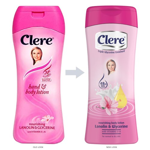 CLERE Hand and Body Lotion Nourishing Lanolin and Glycerine