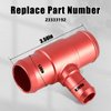 HIMARKLIF 𝗔𝗹𝘂𝗺𝗶𝗻𝘂𝗺 Engine Coolant Tee, Radiator Lower Hose Connector Tee Compatible with Cadillac ATS CTS SRX Blazer Camaro Cobalt GMC Acadia Pontiac G5 G6 Pursuit Saturn Ion Replace#：23333192