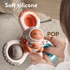 ALASOU 3PCS Pop Suction Cup Spinner Toys for 1 Year Old Boy Girl|Novelty Spinning Tops Toddler Toys Age 1-2|Sensory Baby Bath Toys for Toddlers 1-3|12 18 Months Boy Birthday Gift for Infant
