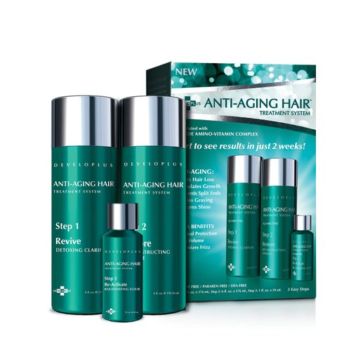Developlus | Anti-Aging Hair Treatment System | Moisturizing Nourishing Hair Product | Fortifying | Deep Conditioning