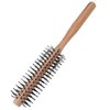 FOMIYES Round Hair Brush Wooden Comb Mini Quiff Roller for Women Men Thin Hair Bangs Beard Styling Lifting Curling Hairstyling Tool