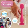 Bumco Diaper Cream Spatula - BPA-Free Butt Paste Diaper Cream Applicator, Soft & Flexible Diaper Rash Cream Applicator, Butt Spatula Baby, Mom-Invented Diaper Bag Essentials (Pink)