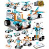 12in1 Technique Car Building Blocks Set, Remote & APP Control Robot/Car/Plane/Jeep/Motorcycle/Fighter, Stem Kits for Kids Age 8-10, Engineering Building Toys, Birthday Xmas Gifts for Boys Girls 8-12
