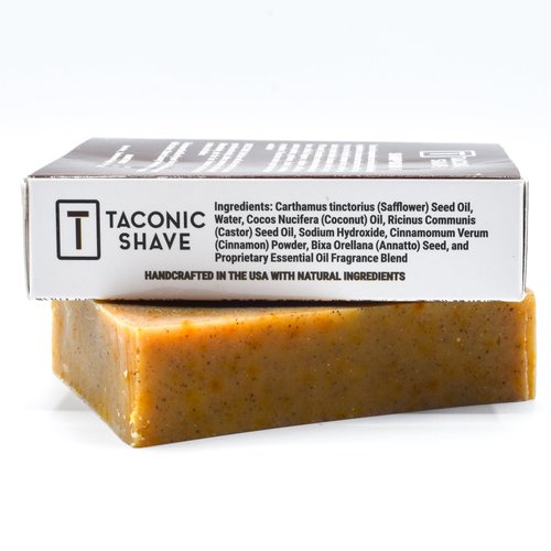 Taconic Shave, All Natural Bay Rum Hair Shampoo Bar - Handcrafted in the USA - 5.0 oz.- Leaves hair Clean, Soft and Conditioned.