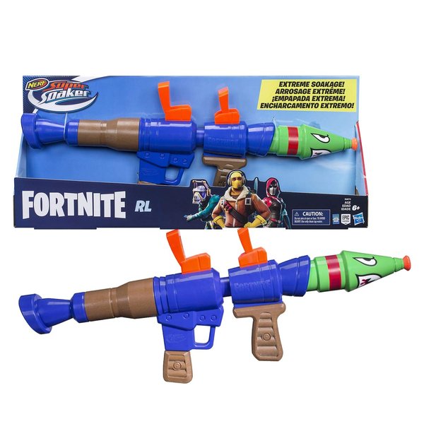 NERF Fortnite RL Nerf Super Soaker Water Blaster Toy - Extreme Soakage - 6.7 Fluid Ounce Capacity - for Kids, Teens, Adults