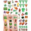 20 Sheets Football Temporary Tattoos Stickers,228 Pieces Brown and Green Football Themed Tattoos Stickers Party Decoration Supplies Party favors for Kids Adults