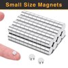 80 Pcs Small Magnets, Small Round Fridge Magnets, Multi-Use Tiny Mini Miniature Magnets Neodymium Disc Magnets for Fridge, Whiteboard, Crafts, Billboard, Office Magnets