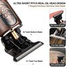 Suttik Ornate Hair Clippers for Men, Cordless Edgers Clippers Professional Hair & Beard Trimmer for Barber Pro Zero Gapped T-blade Outline Trimmer with LCD Display, Rose Gold