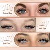 Focipeysa Manga Lash Clusters Wispy Eyelash Extensions 330Pcs Anime Lashes Extension Natural Eyelash Clusters 8-16mm Individual Eyelash Extension Bottom Lashes