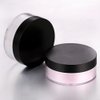 ccHuDE 2 Pcs 50g Plastic Loose Powder Case Empty Cosmetic Powder Container Refillable Makeup Powder Jar Portable Powder Box for Travel