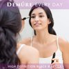 Demure Mineral Voluminous Eye Mascara - Conditioning Black Mascara High Definition for Long, Lush, Full Lashes - Water Resistant, Compatible with Lash Extensions Falsies.