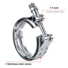 EVIL ENERGY 3.0 Inch V Band Clamp for Flange Kit Stainless Steel