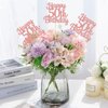 12PCS Happy 50th Birthday Party Centerpiece Gold 50th Birthday Party Decorations for Girls Boys 50th Birthday 50 Floral Decorations for 50th Birthday Party Supplies rose gold (rose gold 50th)