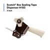 Scotch H183 Industrial Packing Tape Dispenser for 3" Tape - Lightweight and Portable for Commercial Packaging, Shipping, Moving, Carton and Box Sealing