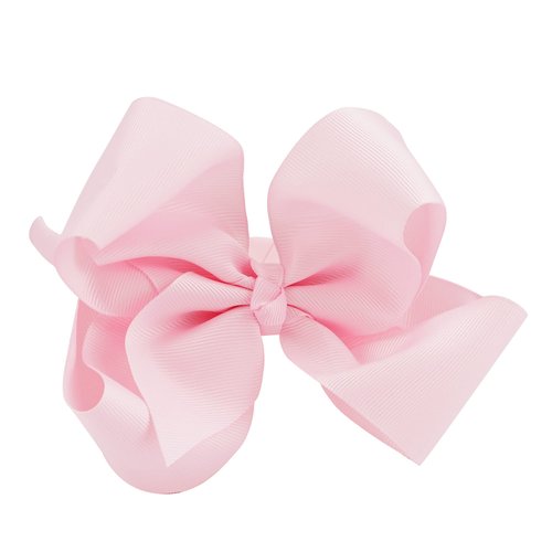 MEEDEE Pink Bows Girls Headband Bow for Girls Grosgrain Ribbon Hair Hoop Headband for Toddlers Kids Party Decoration Cosplay Costume Headwear Makeup Handmade Hair Band