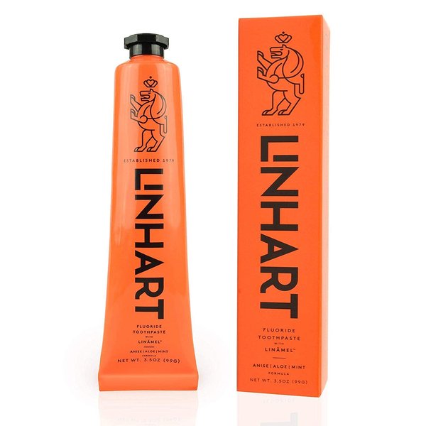 LINHART Whitening Toothpaste – Teeth Whitening, Enamel Strengthening Natural and Organic Toothpaste with Mint Flavor (3.5 oz)