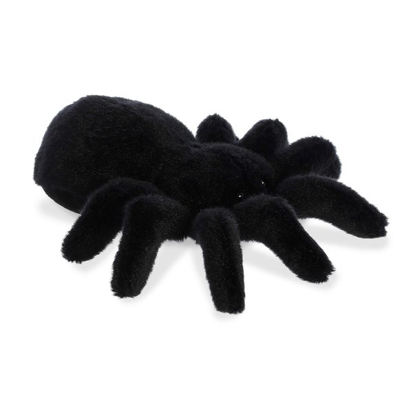 Aurora® Adorable Mini Flopsie™ Tod Tarantula™ Stuffed Animal - Playful Ease - Timeless Companions - Black 8 Inches