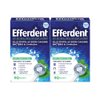 efferdent Retainer Cleaning Tablets, Denture Cleaning Tablets for Dental Appliances, Minty Fresh & Clean, 90 Count, New Packaging - PACKAGING MAY VARY (Pack of 2)