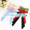 6PCS Ribbon Bows knot Hair Clips for Women Girls, Silky Satin Tassel Barrettes With Long Tail, Cute Ponytail Holder Hair Styling Accessories (6 colors,Blue)