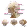 Pobokix 613 Lace Front Wigs Human Hair 13x6 Body Wave Lace Front Wigs Brazilian Human Hair Wigs 200 Density Blonde Wigs Human Hair Pre Plucked (613 Blonde, 30inch)
