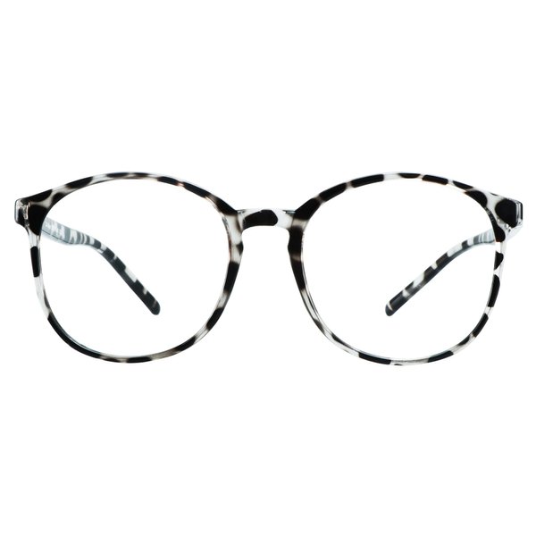 VisionGlobal Blue Light Blocking Glasses for Women/Men, Anti Eyestrain, Computer Reading, TV Glasses, Stylish Oval Frame, Anti Glare(Leopard,No Magnification)