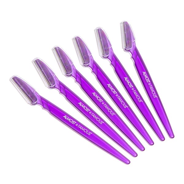 Almost Famous Women's Face Exfoliator Beauty Razors For Women Peach Fuzz - Razors for Women Face, Womens Facial Hair Remover, Women Dermablade Razor for Women Face, Remove Fine Hairs, Eyebrow, Face and Neck, Face, Leg, and Neck, Beauty Groomers, with prot