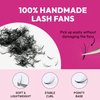 Eyesy Lash 500 Wispy Lash Extensions | 5D 0.07 Size 10mm Curl D | Wispy Natural Lash Look Premade Fans Eyelash Extensions Kim K American Volume Promade Fans Handmade Pre Made Loose Fan Lashes
