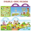 RUSON Reusable Sticker Book for Kids, Fairy Stickers Educational Learning Toys Travel Stickers Activity Books for Toddler Girls Boys Age 3+ Birthday Gifts