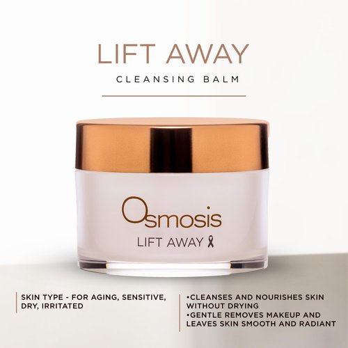 OSMOSIS LIFT AWAY Cleansing Balm Facial Cleanser Without Drying, Face Wash with Avocado Oil and Elderberry for Aging, Dry, Sensitive Skin, 2.5 Oz