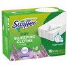 Swiffer Sweeper Dry Sweeping Cloths, Mop and Broom Floor Cleaner Refills, Febreze Lavender Vanilla and Comfort Scent, 16 Count
