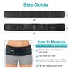Backtour Si Belt Sacroiliac Belt for Women and Men That Alleviate Sciatic, Pelvic,Lower Back and Leg Pain, Stabilize SI Joint,Breathable Anti-Slip Sacroiliac Hip Brace Fit Hip Size 30" - 45"