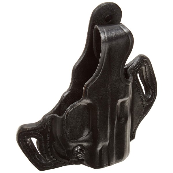 Aker Leather 168 FlatSider XR12 Belt Holster for S&W M&P Shield, Black, Right Hand