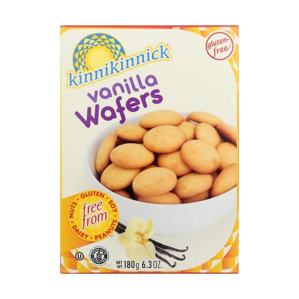 Kinnikinnick Vanilla Wafers,2 pack, 6.3 Ounce