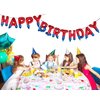 Spider Theme Happy Birthday Banner Balloons Party Decorations Cobweb Pattern Letters Signs Superhero Party Supplies for Kids