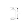 Natural Farms 5 Pack - 4 oz – Empty Squeeze Plastic Bottle - Amber Boston with Black Flip Top - for Essential Oils, Perfumes, Cleaning Products