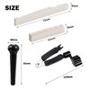14Pcs Acoustic Guitar Bridge Pins String Pegs Guitar Saddle Nut With 3-In-1 Pin Puller Remover Guitar String Winder And Cutter Guitar Parts Accessories Replacement Tools Kits（white+black）