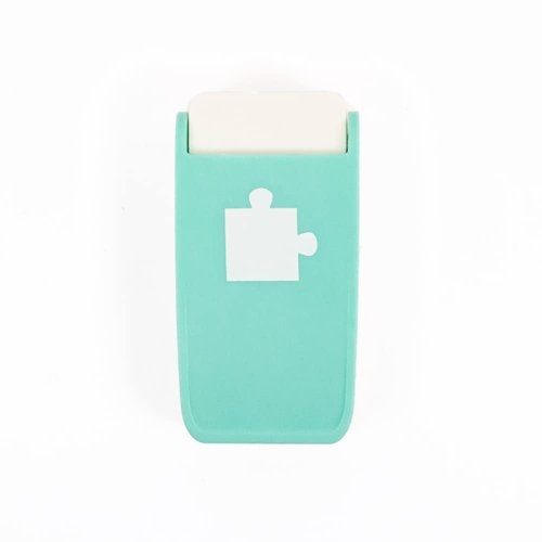 Craftelier - Multi-Material Puzzle Paper Punch Pieces for Decorating Scrapbooking and Craft Projects | Suitable for Different Materials | Puzzle Piece Size 2,5 x 2,5 cm