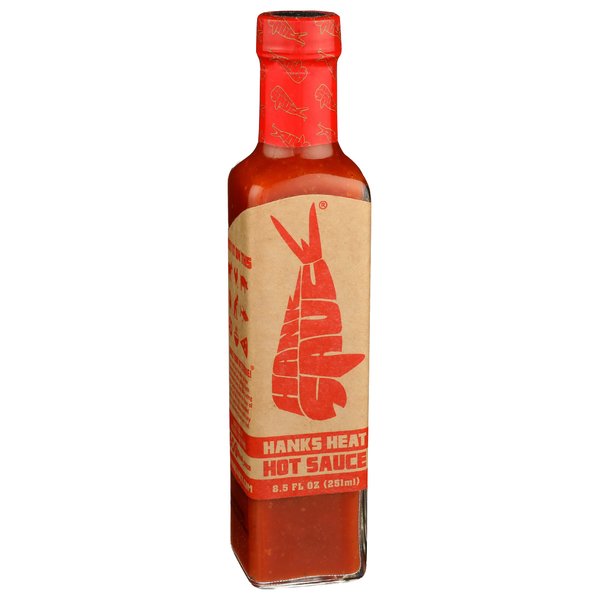 Hank’s Heat Hot Sauce By Hank Sauce - Habanero/Cayenne Pepper Blend Infused With Fresh Garlic & Basil - Multipurpose Craft Hot Sauce - Gluten Free, Vegan - 8.5 Fl Oz (Pack Of 1)