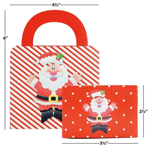 Current Happy Santa Christmas Money Dispenser and Gift Bag Set, 2-1/2 x 3-Inch Bill Holders With 3 x 6-1/2 x 9-Inch Gift Bag, Fun Holiday Cash Box for Kids, Includes 60 Seals to Join Each Bill