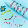 BBTO 20 Pieces Unicorn Bracelets Friendship for Girls Women Jewelry Animal Pendant Owl Cute Adjustable Prize Pretend Play Party Favors (Dog Style)
