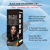 CSFDXD Instant Black Hair Dye Shampoo 3 in 1,Black Hair Shampoo Hair Color Shampoo for Gray Hair Coverage, Herbal Black Hair Dye for Men & Women Colors in 10-15 Minutes 500ml